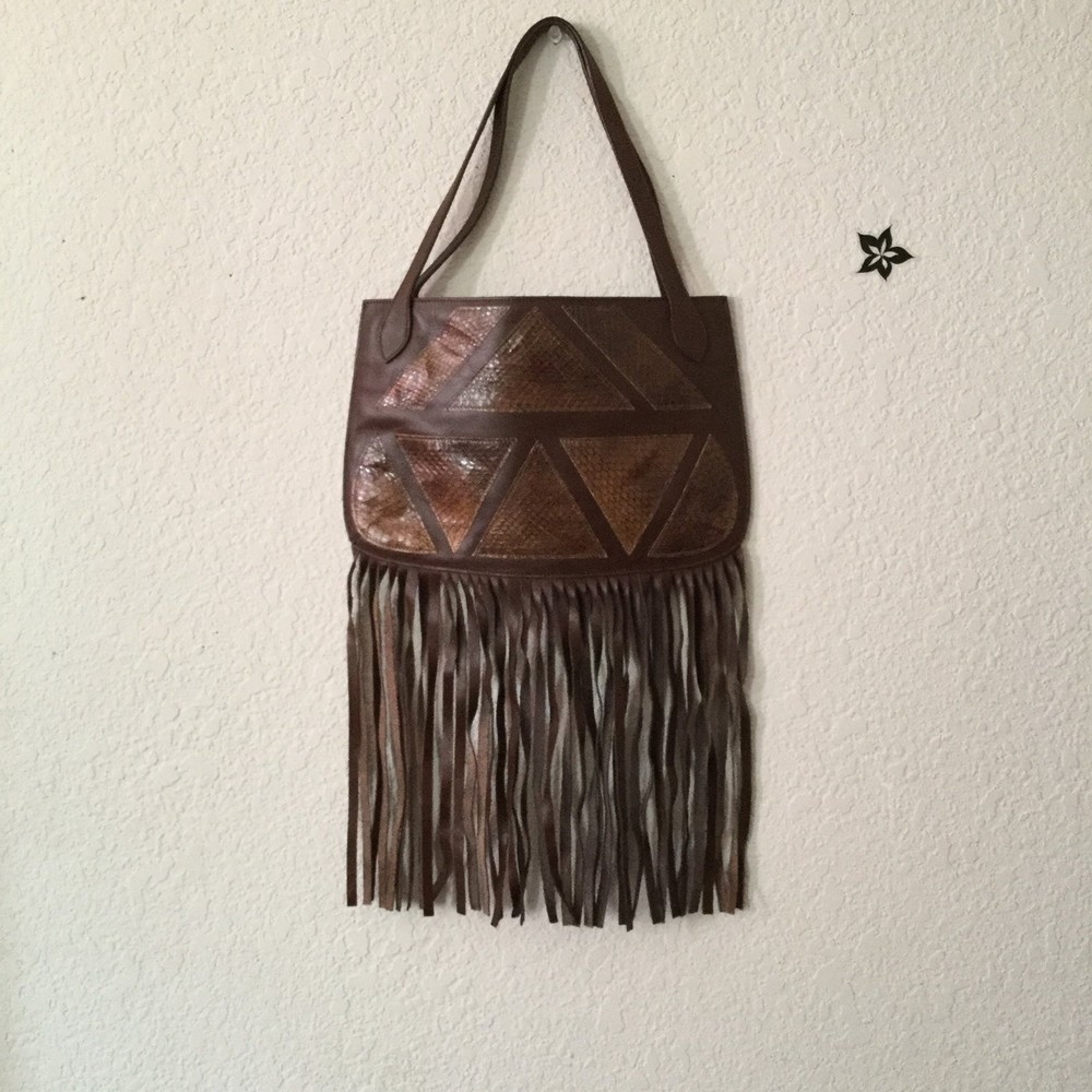 bcbgmaxazria fringe bag - Picture 1 of 6